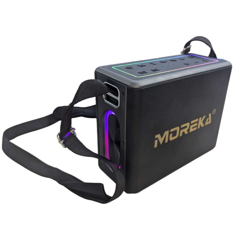 Bocina Moreka A27 120W 1200mAh 12 hrs de bateria Bluetooth, Contra Agua IPX5