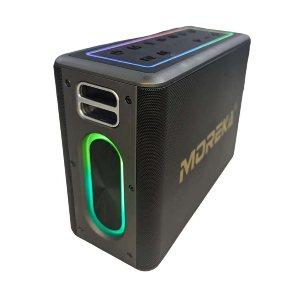 Bocina Moreka A27 120W 1200mAh 12 hrs de bateria Bluetooth, Contra Agua IPX5