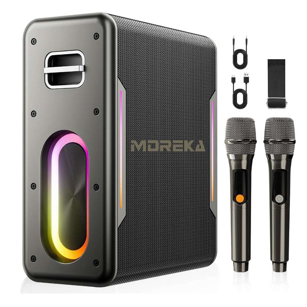 Bocina Moreka A29 80W 6000mAh 5-6 hrs de bateria Bluetooth, Contra Agua IPX5