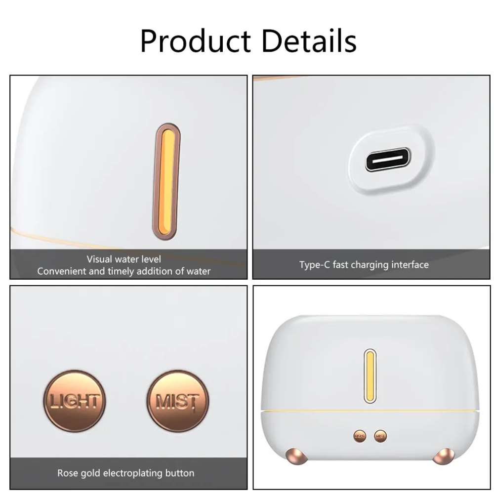 Humificador de llama Portatil A318 Aromaterapia