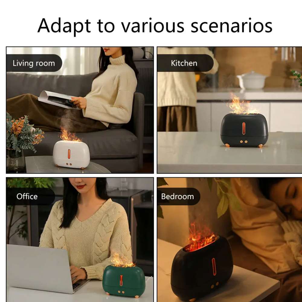 Humificador de llama Portatil A318 Aromaterapia