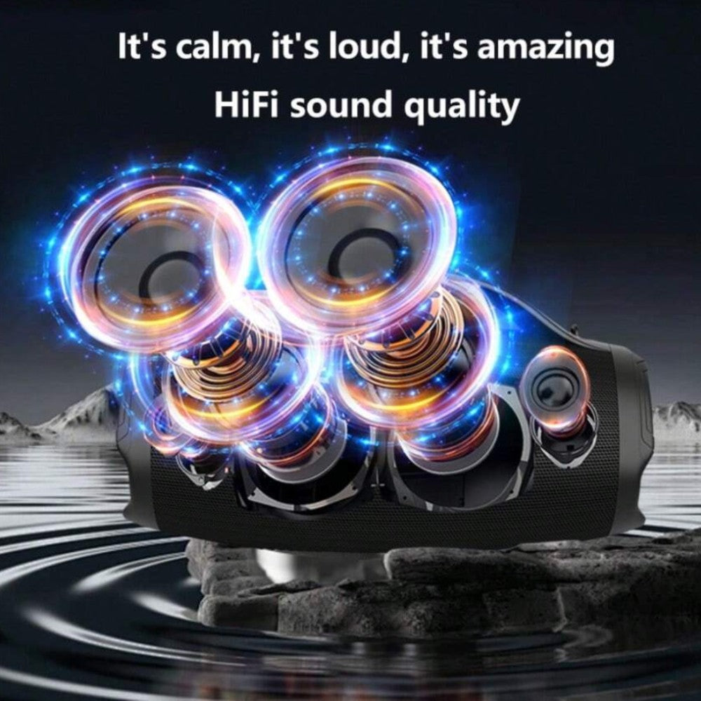 Bocina Moreka A36 120W 8000mAh 6-8 hrs de bateria Bluetooth