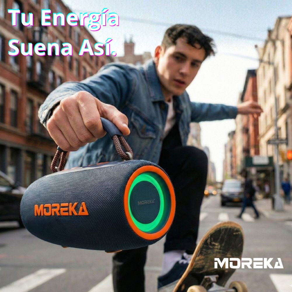 Bocina Moreka A42 80W 40W+40W 8000mAh 6hrs de bateria Bluetooth IPX6