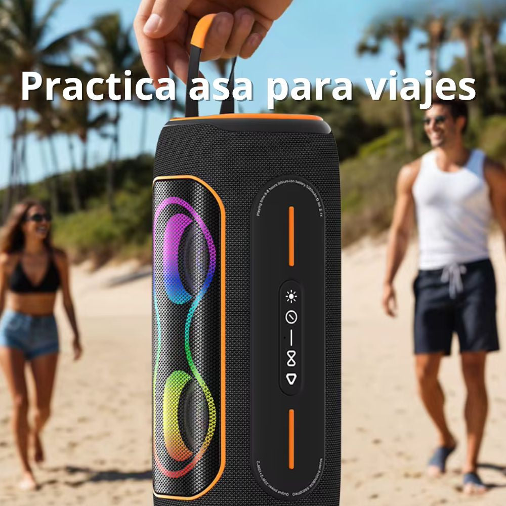 Bocina Moreka A47 70W 25W*2+10W 5000mAh 5hrs de bateria Bluetooth IPX6