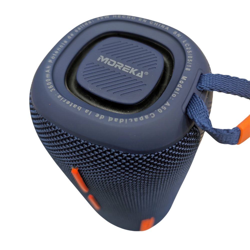 Bocina Moreka A50 30W 15W*2 3600mAh 10hrs de bateria Bluetooth IPX6