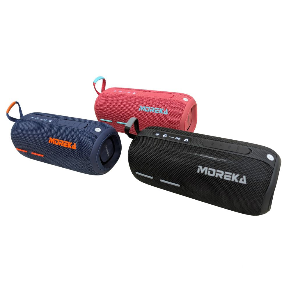 Bocina Moreka A50 30W 15W*2 3600mAh 10hrs de bateria Bluetooth IPX6