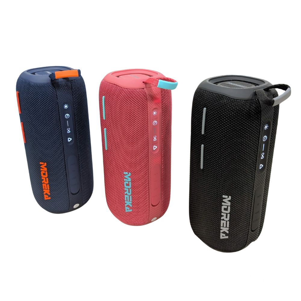 Bocina Moreka A50 30W 15W*2 3600mAh 10hrs de bateria Bluetooth IPX6