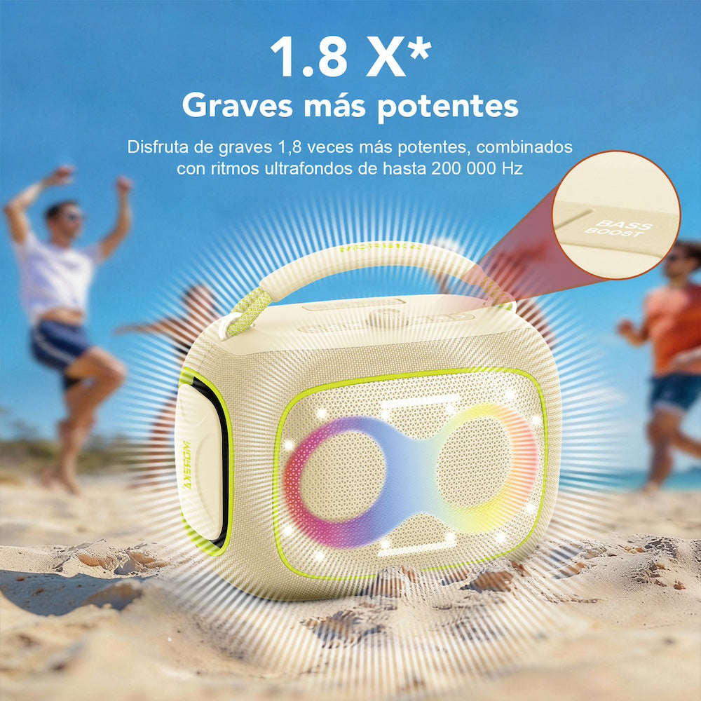 Bocina Moreka A55 120W 12000mAh 8hrs de bateria Bluetooth IPX6