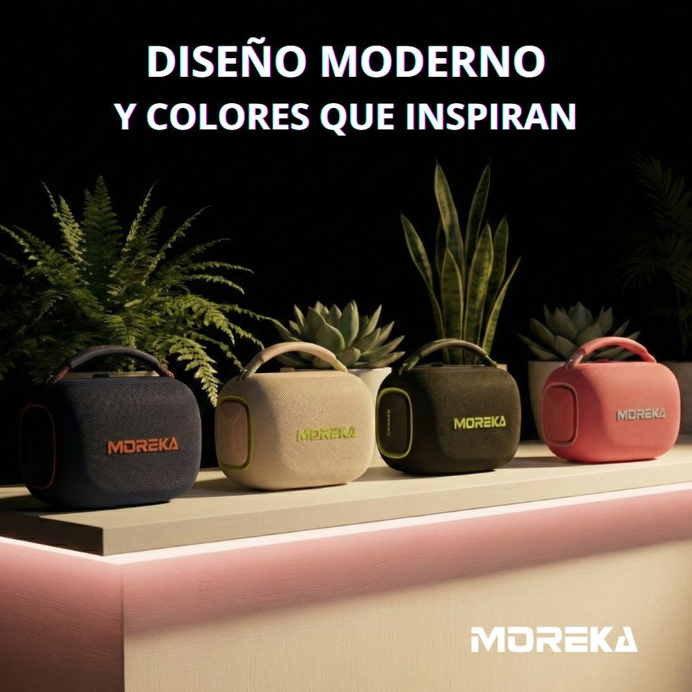 Bocina Moreka A55 120W 12000mAh 8hrs de bateria Bluetooth IPX6