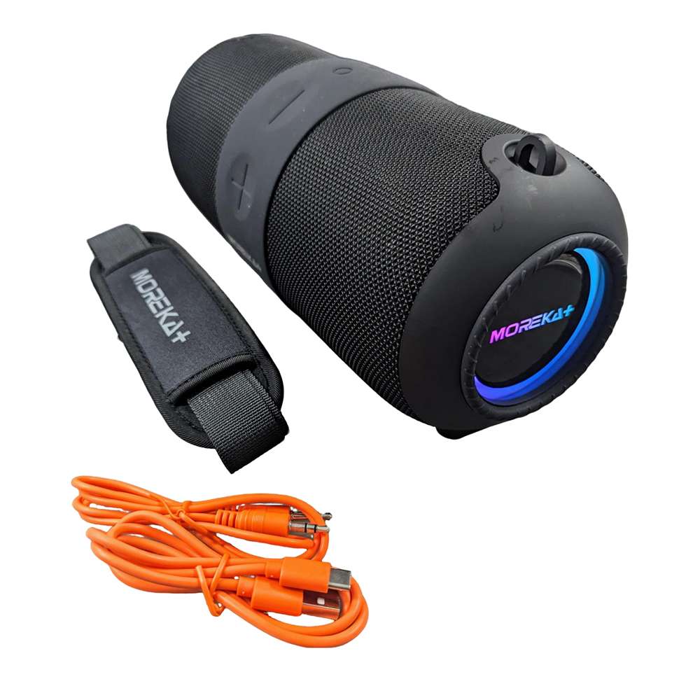 Bocina Moreka+ A6 60W, Bluetooth, TF Card, Radio FM, USB Contra Agua IPX6