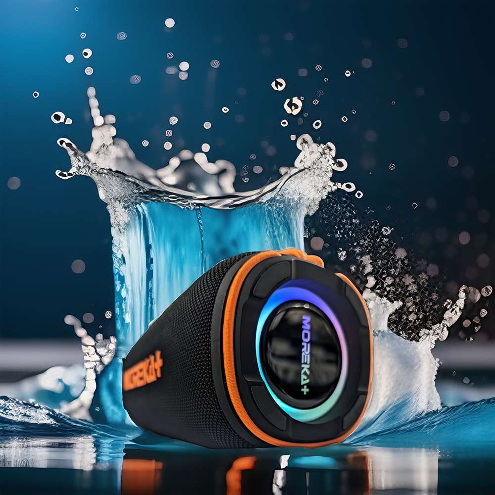 Bocina Moreka+ A7 60W, Bluetooth, TF Card, Radio FM, USB Contra Agua