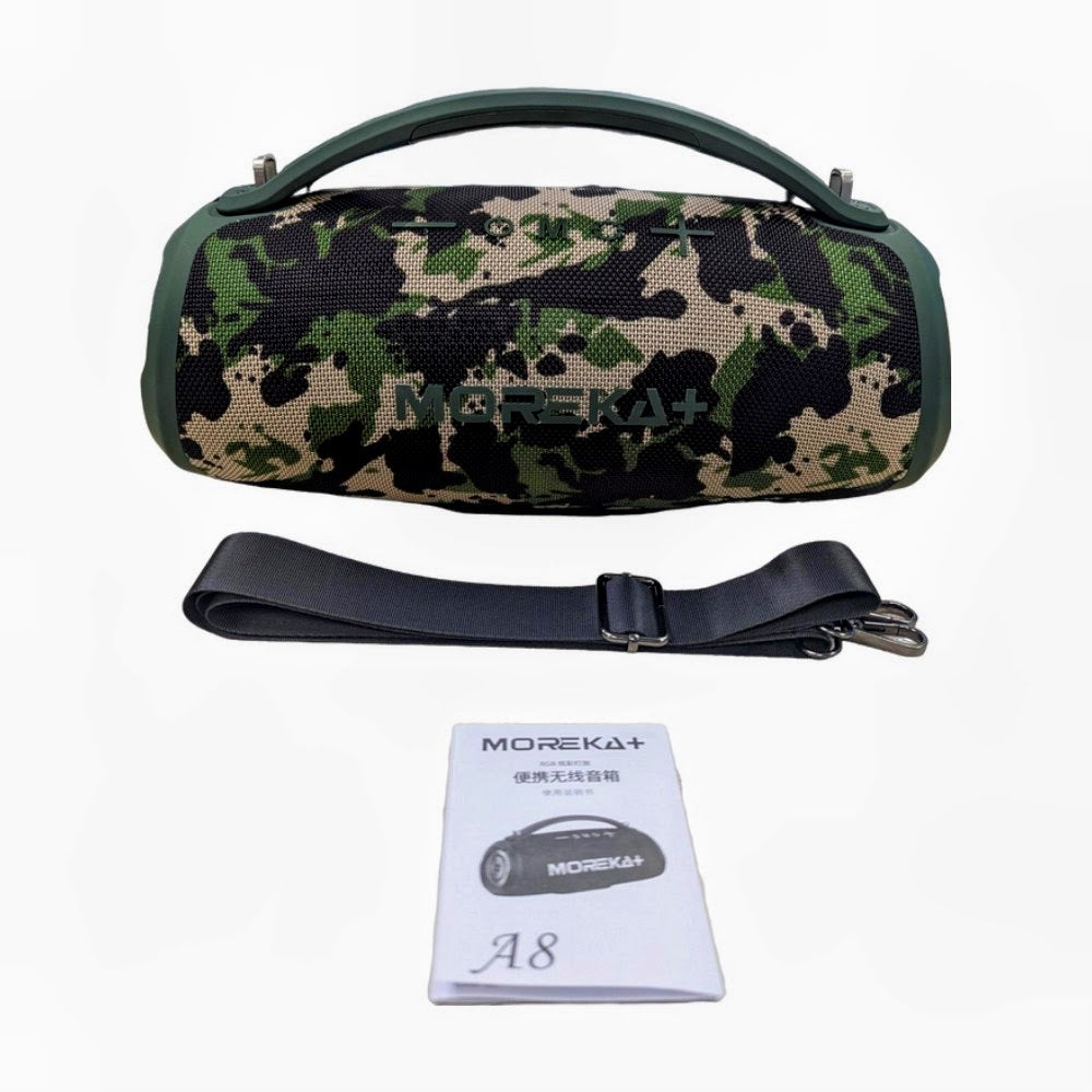 Bocina Moreka+ A8 60W 4500mAh/7.4V Bluetooth, TF Card, Radio FM, USB Contra Agua IPX6