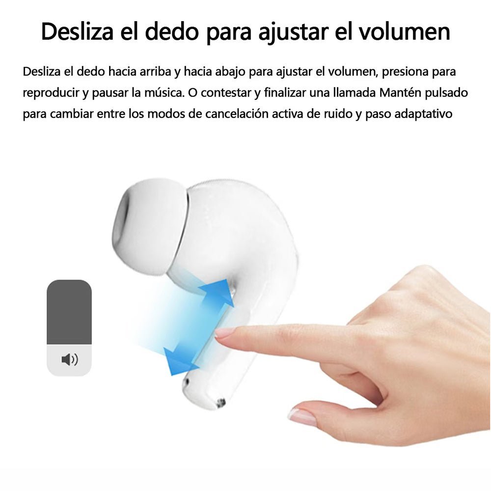 Audífonos Bluetooth Anc A9pro Cancelación Ruido Lcd Táctil