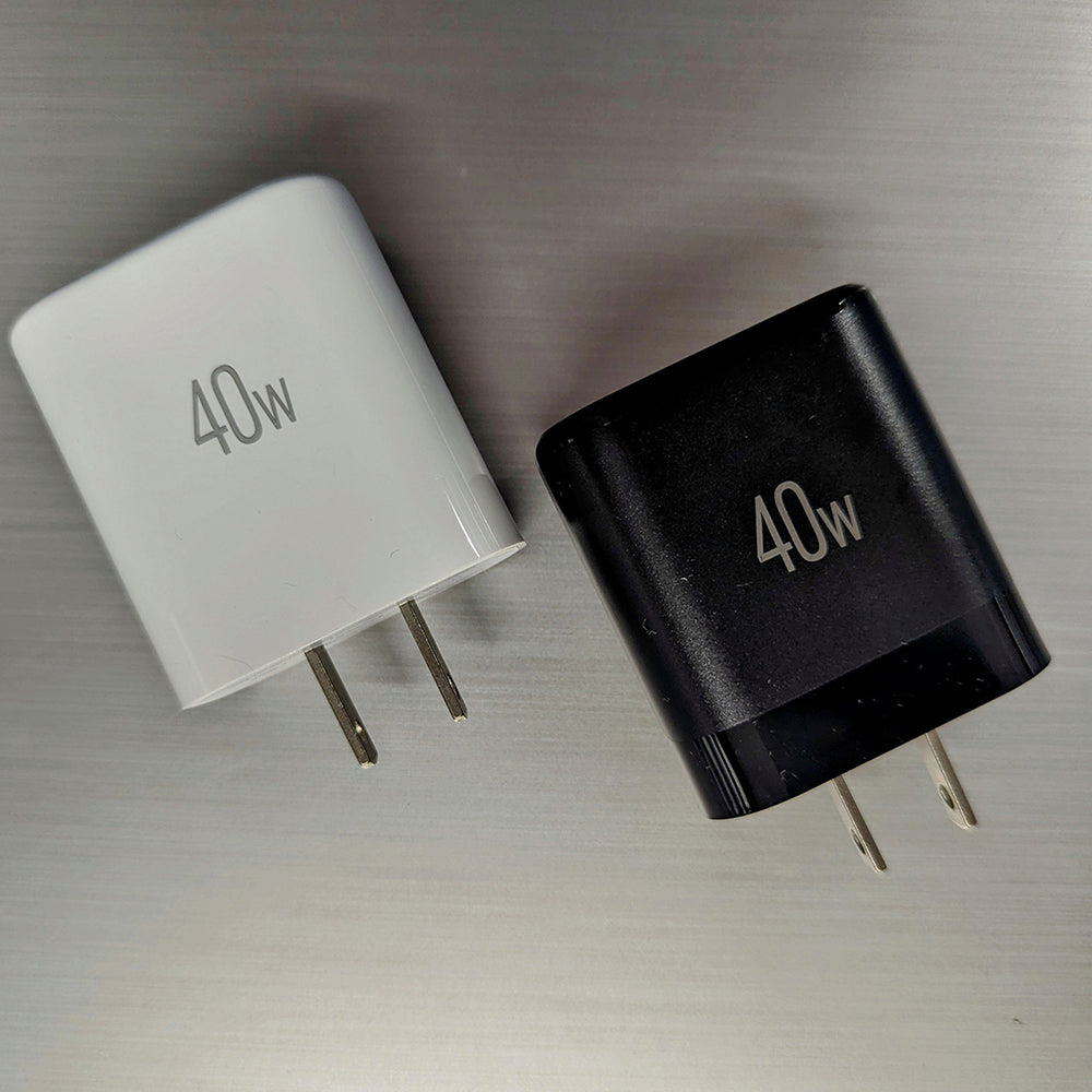 Cargador 40W Moreka AC109 Carga Rapída 2 puertos PD20W y QC 3.0 20W