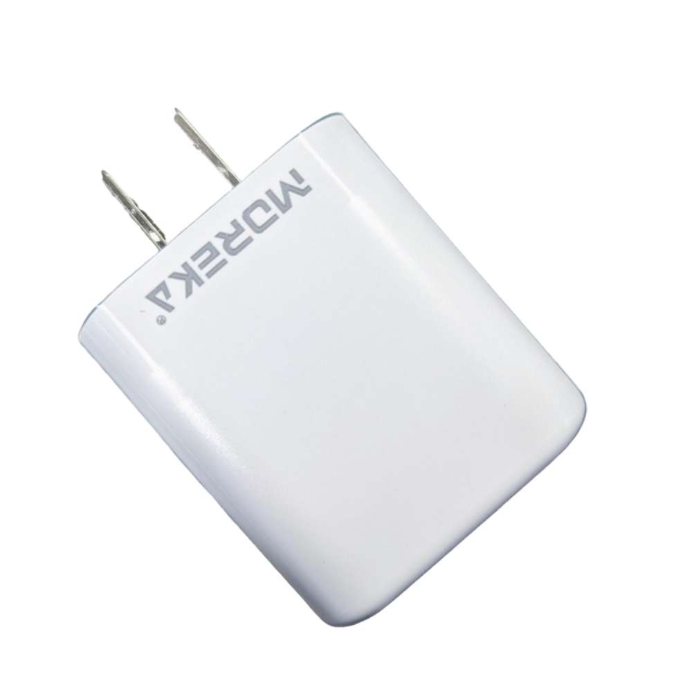 Cargador 40W Moreka AC109 Carga Rapída 2 puertos PD20W y QC 3.0 20W