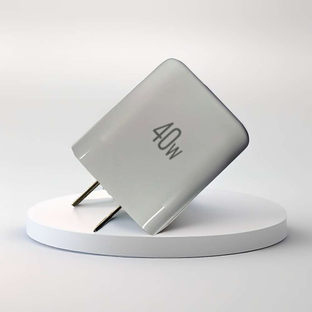 Cargador 40W Moreka AC109 Carga Rapída 2 puertos PD20W y QC 3.0 20W