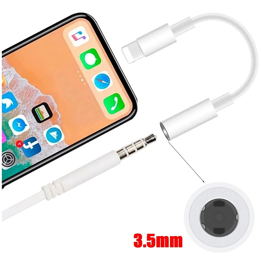 Iphone Aux Adapter Asda Mm Audio Aux Cable Connect Onn Lightning