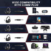 Diadema Gamer EKSA Air Joy micrófono, auriculares con cable para PC, Xbox PS4, PS5, Switch, micrófono con cancelación de ruido