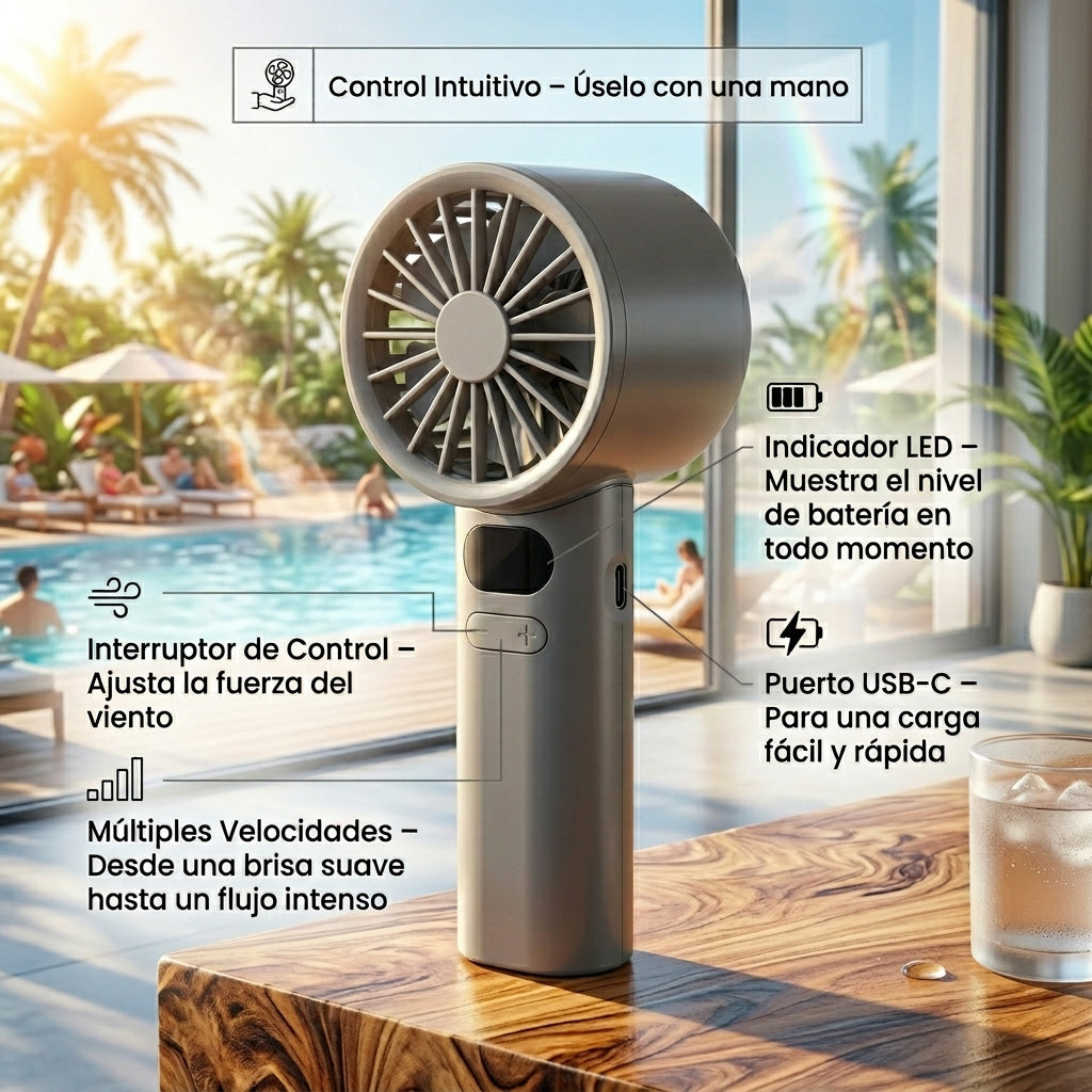 Ventilador Pequeño de Mano XFS-203