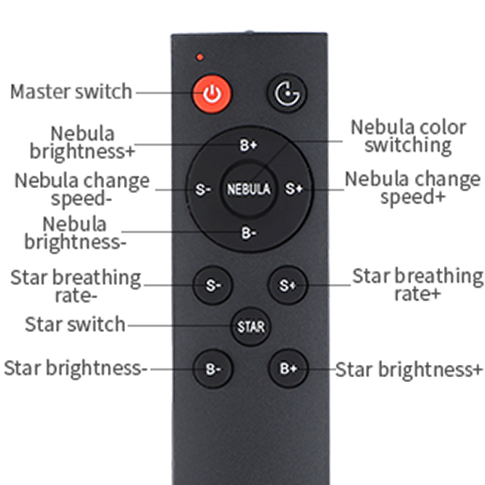 Proyector Bocina De Estrella Galaxia Astronauta Lampara De Noche Z19