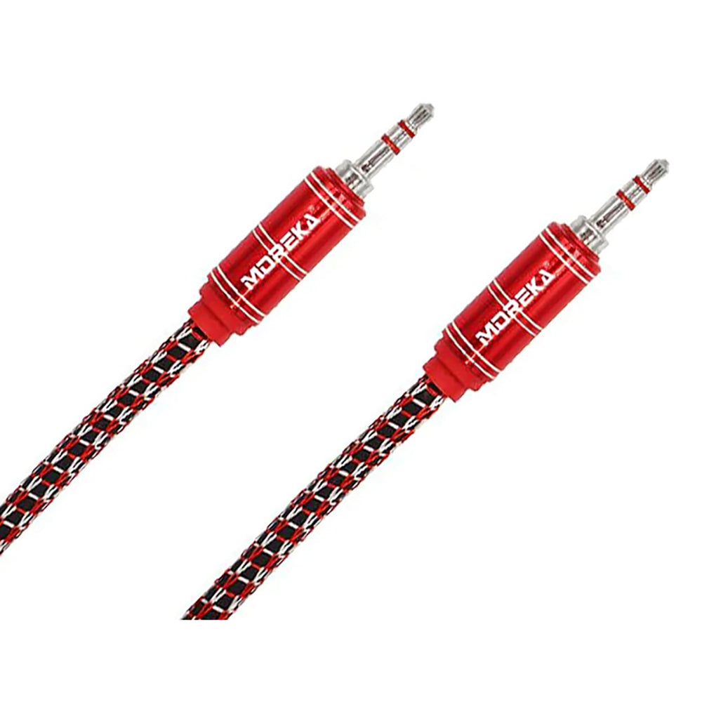 Cable De Audio, Moreka AU-03, Auxiliar 3.5, 1500mm, Reforzado
