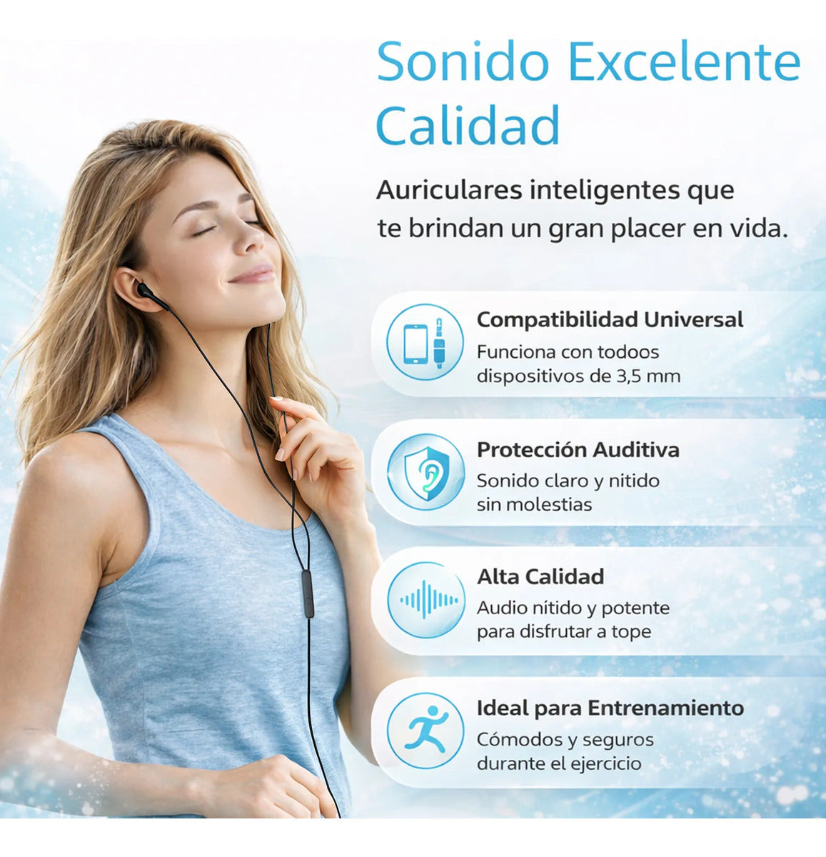 Audífonos Moreka M-929, Alámbricos, Manos Libres, Control de play/pausa Jack 3.5mm