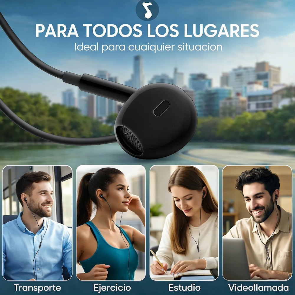 Audífonos Moreka M-930, Alámbricos, Manos Libres, Control de play/pausa Jack 3.5mm (Copia)