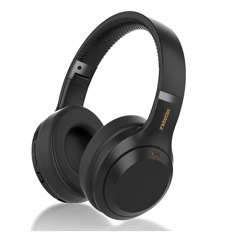 Audífonos Bluetooth V5.4 Moreka BL016 200mAh 40mm Cancelación de Ruido (copia)