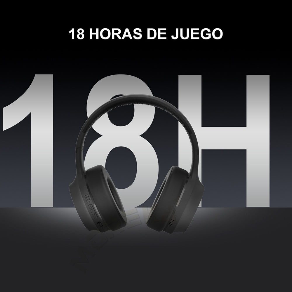 Audífonos Bluetooth V5.4 Moreka BL016 200mAh 40mm Cancelación de Ruido (copia)