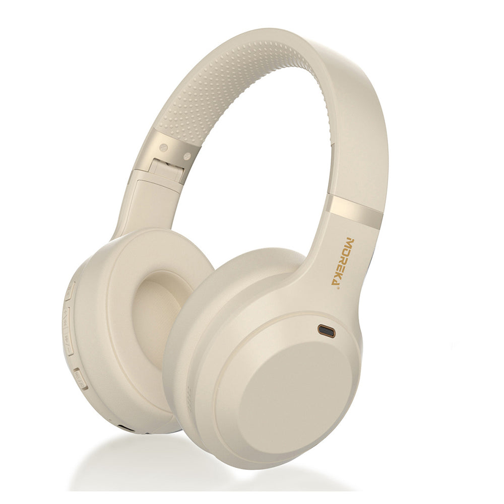 Audífonos Bluetooth V5.4 Moreka BL016 200mAh 40mm Cancelación de Ruido (copia)