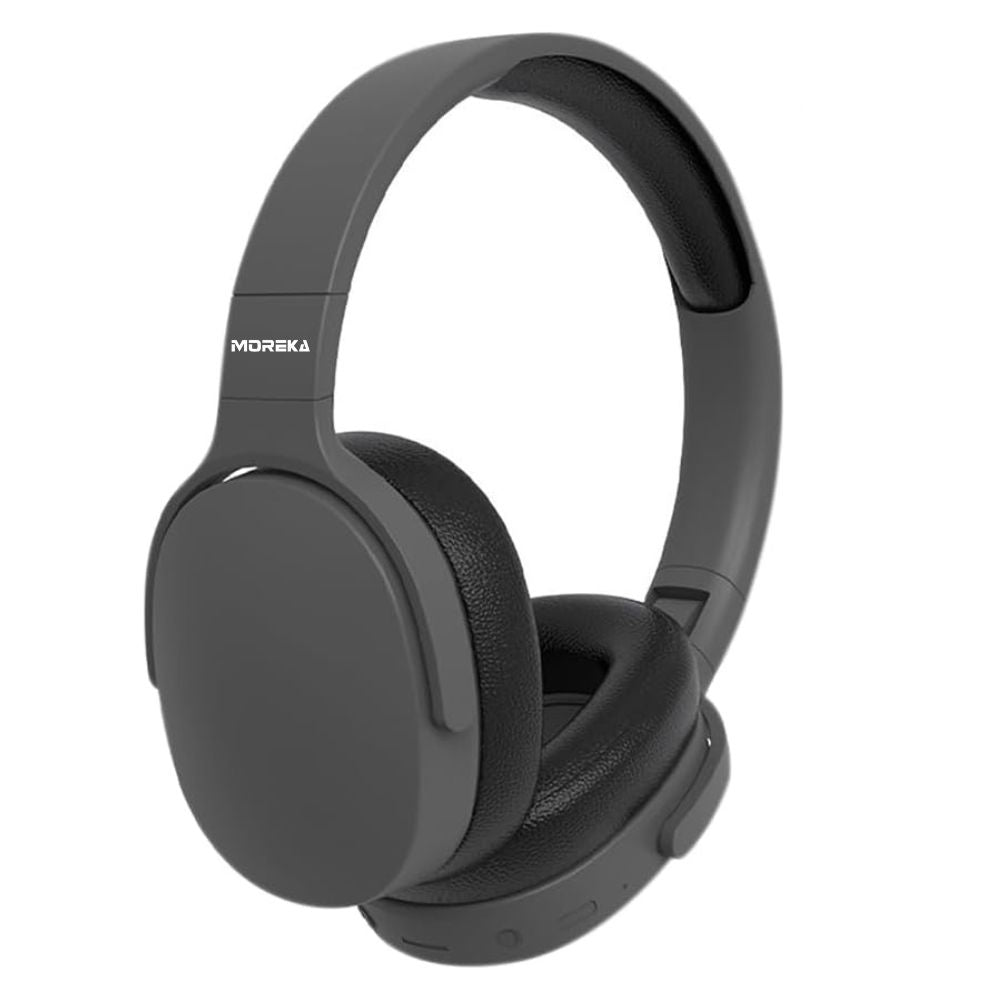 Audífonos Bluetooth 5.4 Moreka BL027 12 horas de musica AUX 3.5mm