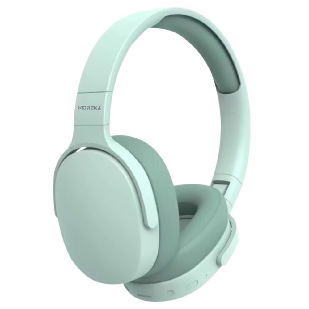 Audífonos Bluetooth 5.4 Moreka BL027 12 horas de musica AUX 3.5mm