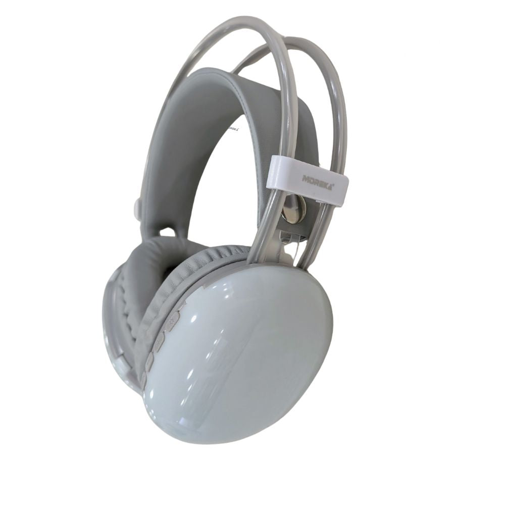 Audífonos Bluetooth 5.3 Moreka BL029 16 horas de musica iluminación RGB