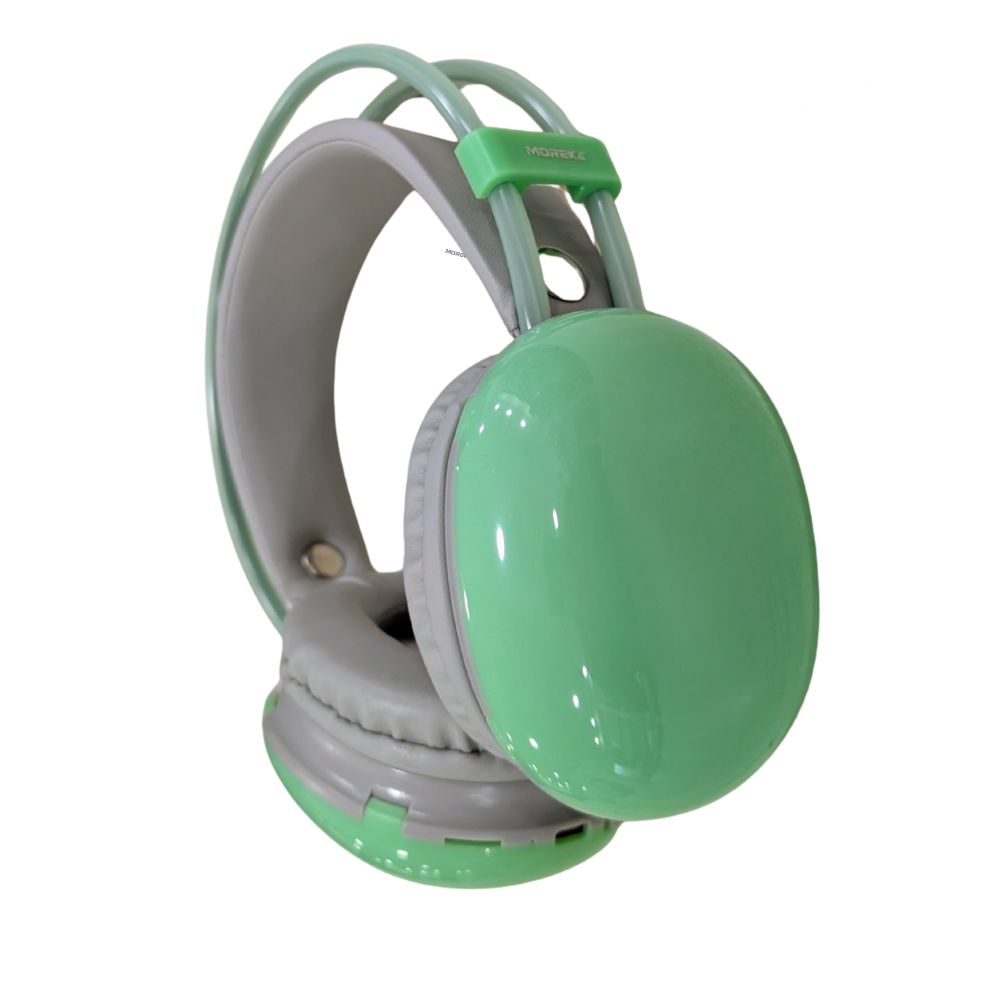 Audífonos Bluetooth 5.3 Moreka BL029 16 horas de musica iluminación RGB