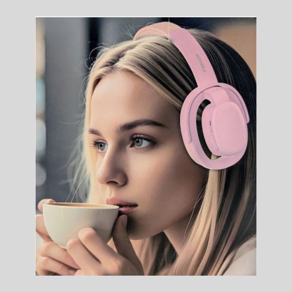 Audífonos Bluetooth 5.4+EDR Moreka BL030 400mAh 40mm 30 Hrs