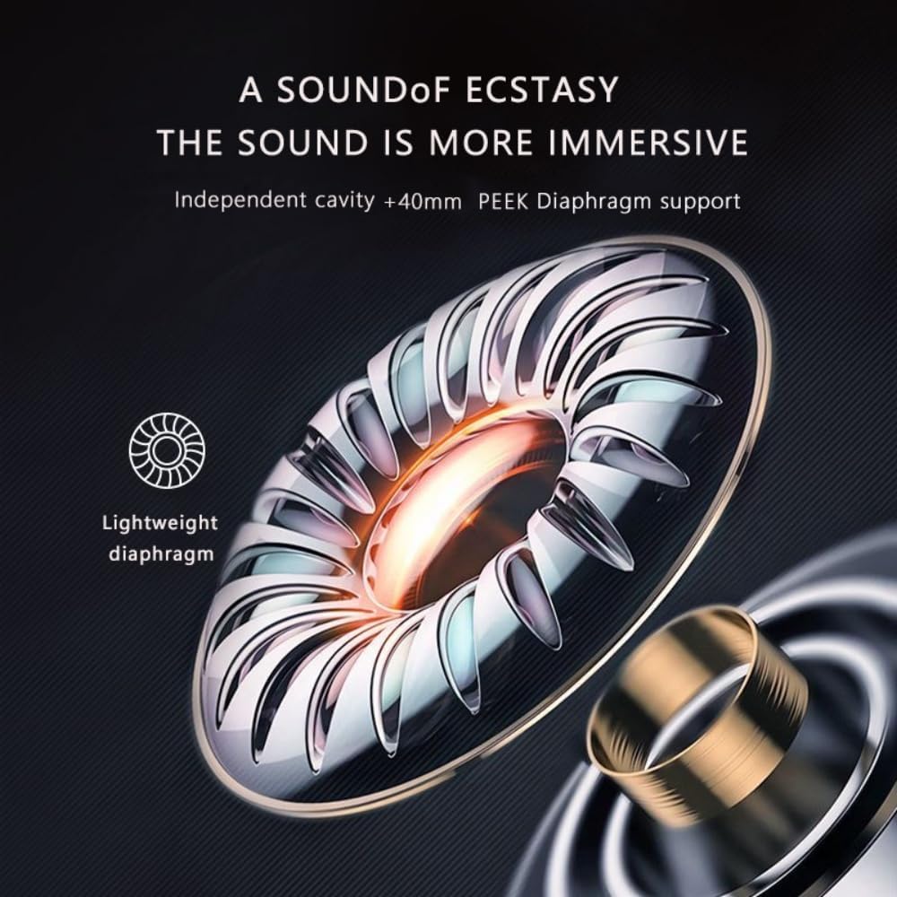 Audífonos Bluetooth V5.4 Moreka B07 3.7V/350mAh 40mm Cancelación de Ruido