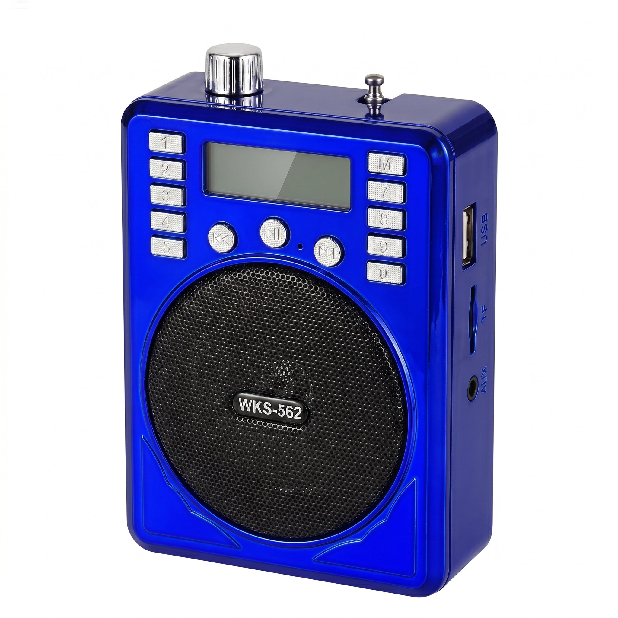 Bocina Radio Megáfono Multi-Función Büytiti WKS-562 USB, Micro SD y FM