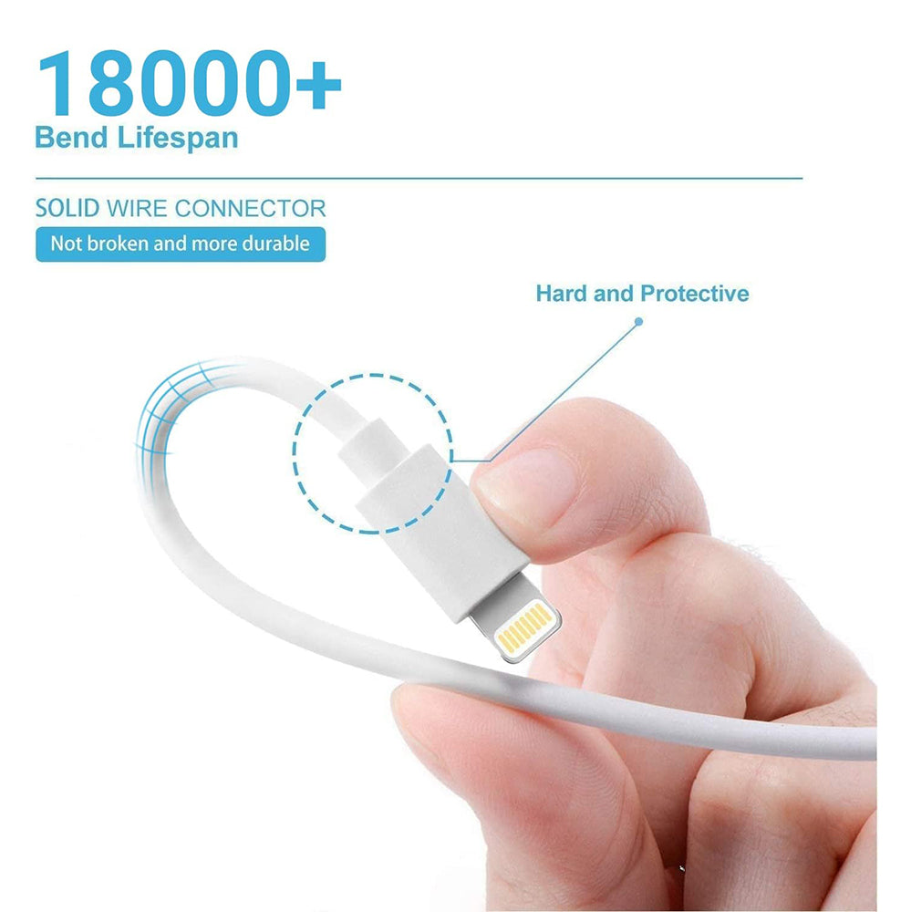 Cargador Moreka MR1436 Ligthning 2.4A Incluye Cable IP 1M