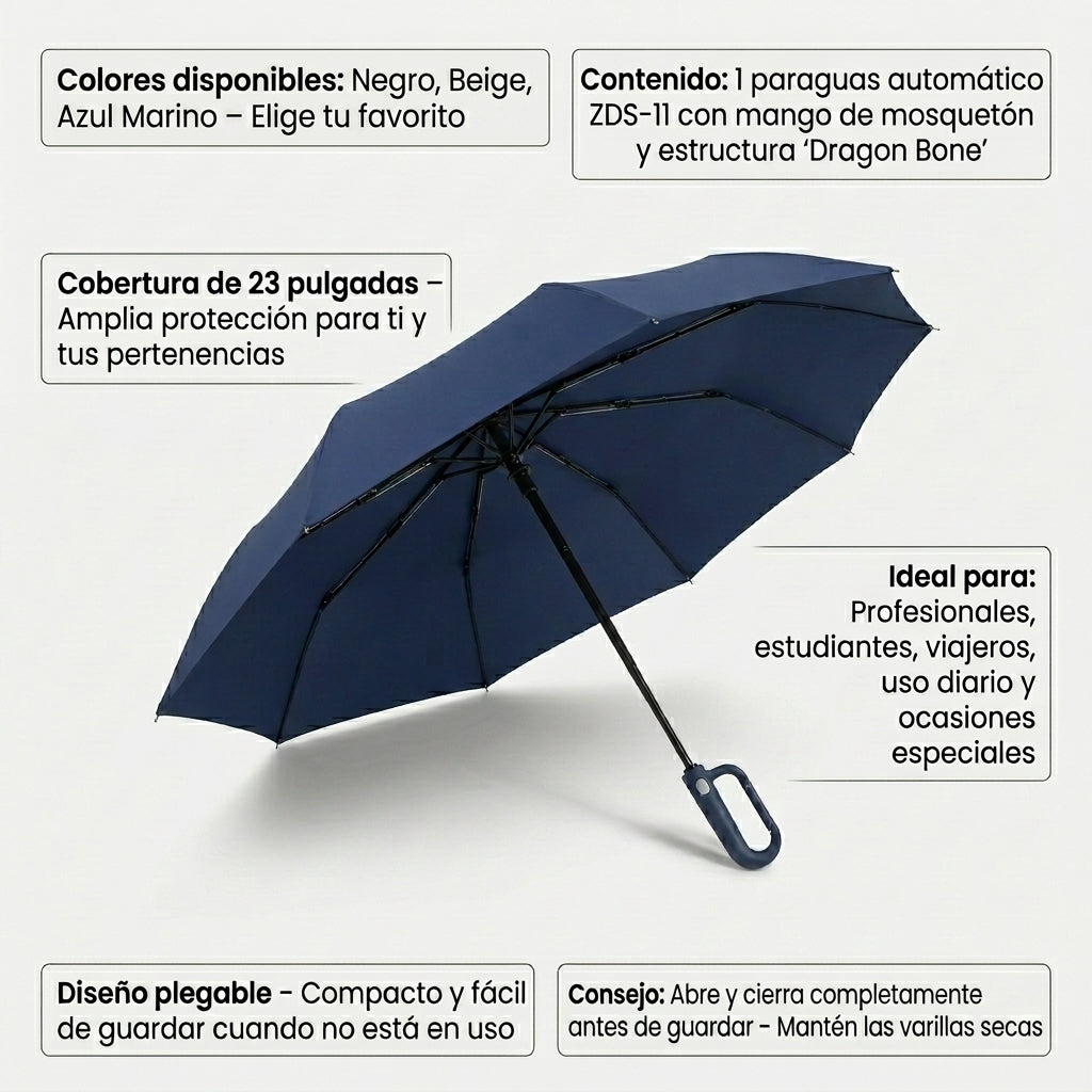 Paraguas Automatico lluvias YISEN ZDS-11