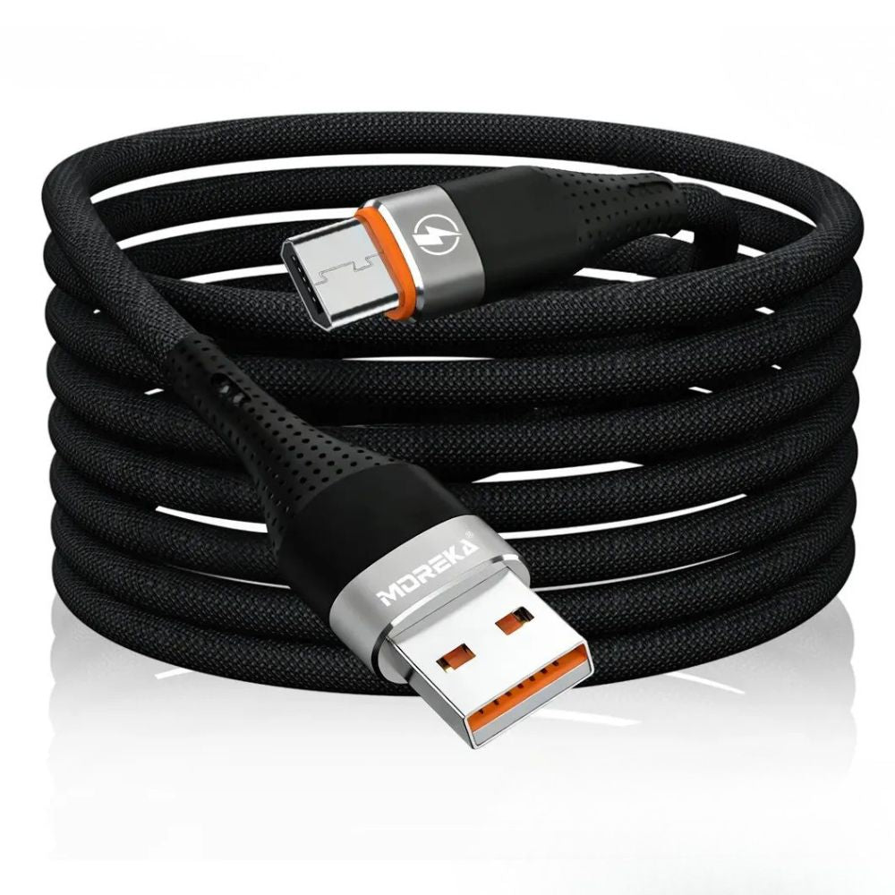 Cable Moreka V8 USB 3A carga rápida 1.2M CB-057