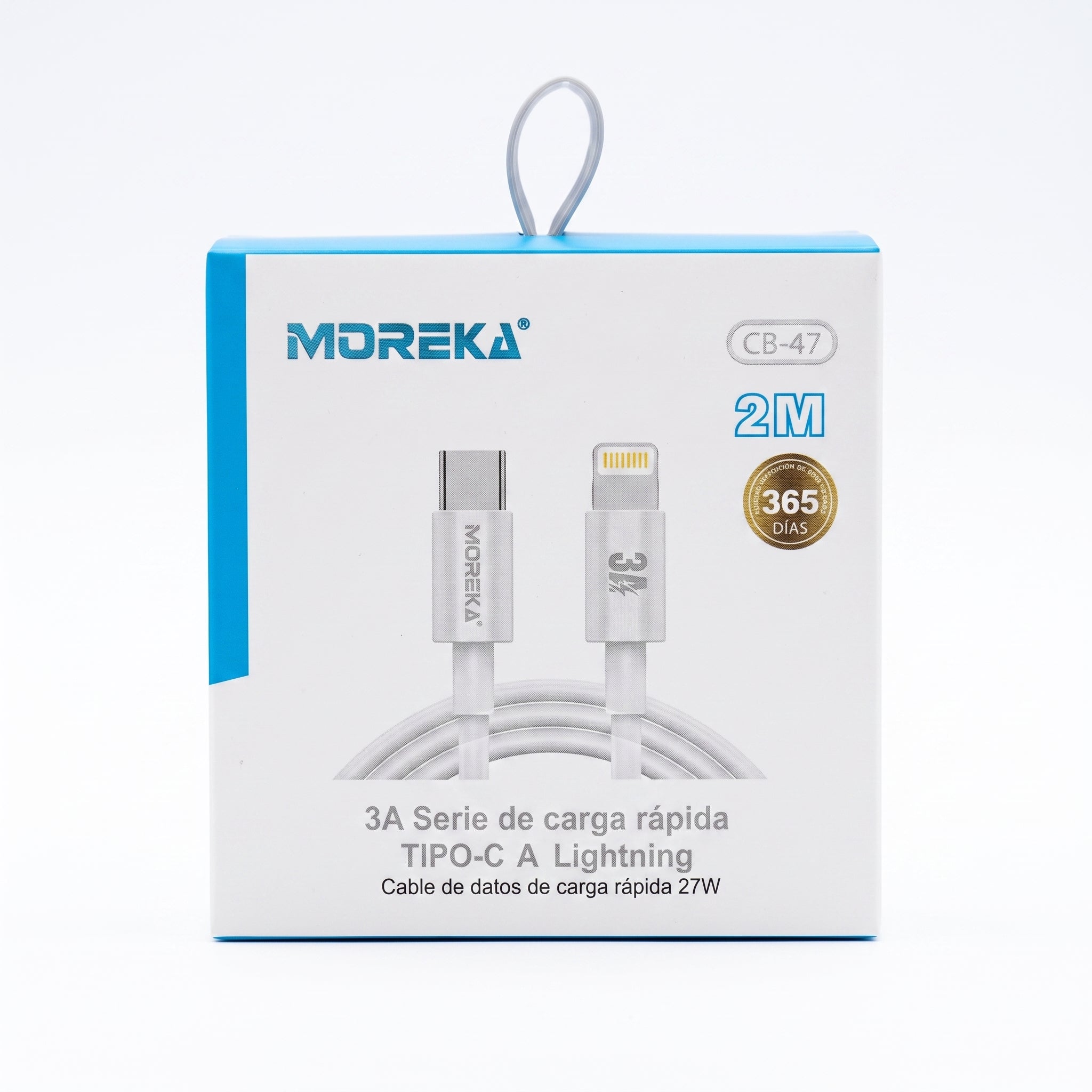 Cable Tipo-C a Lightning Moreka CB-47 27W