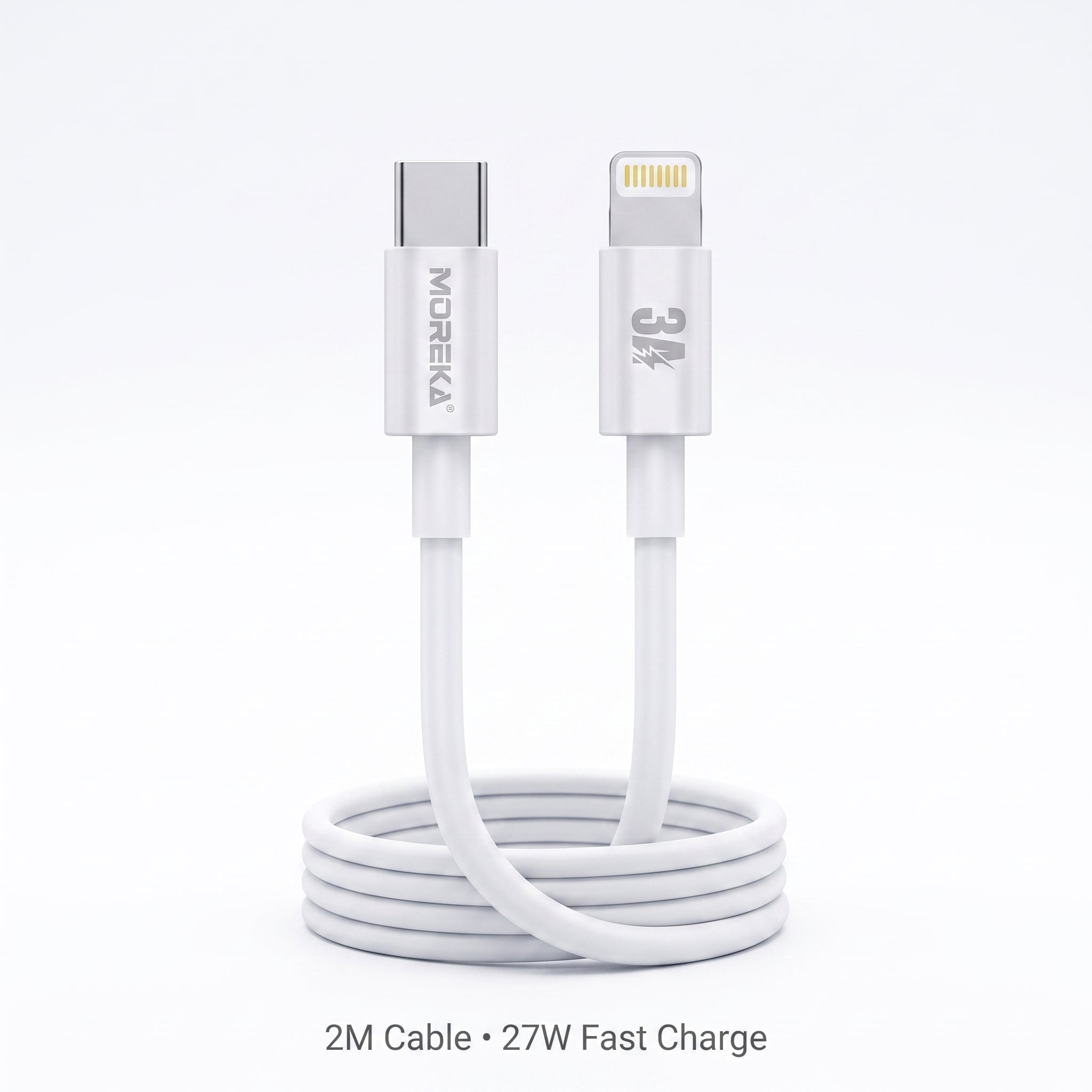 Cable Tipo-C a Lightning Moreka CB-47 27W