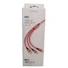 Moreka CB-25 3-in-1 Cable, 3.1 A and Data, 1.2 M, Lightning, Type C, V8