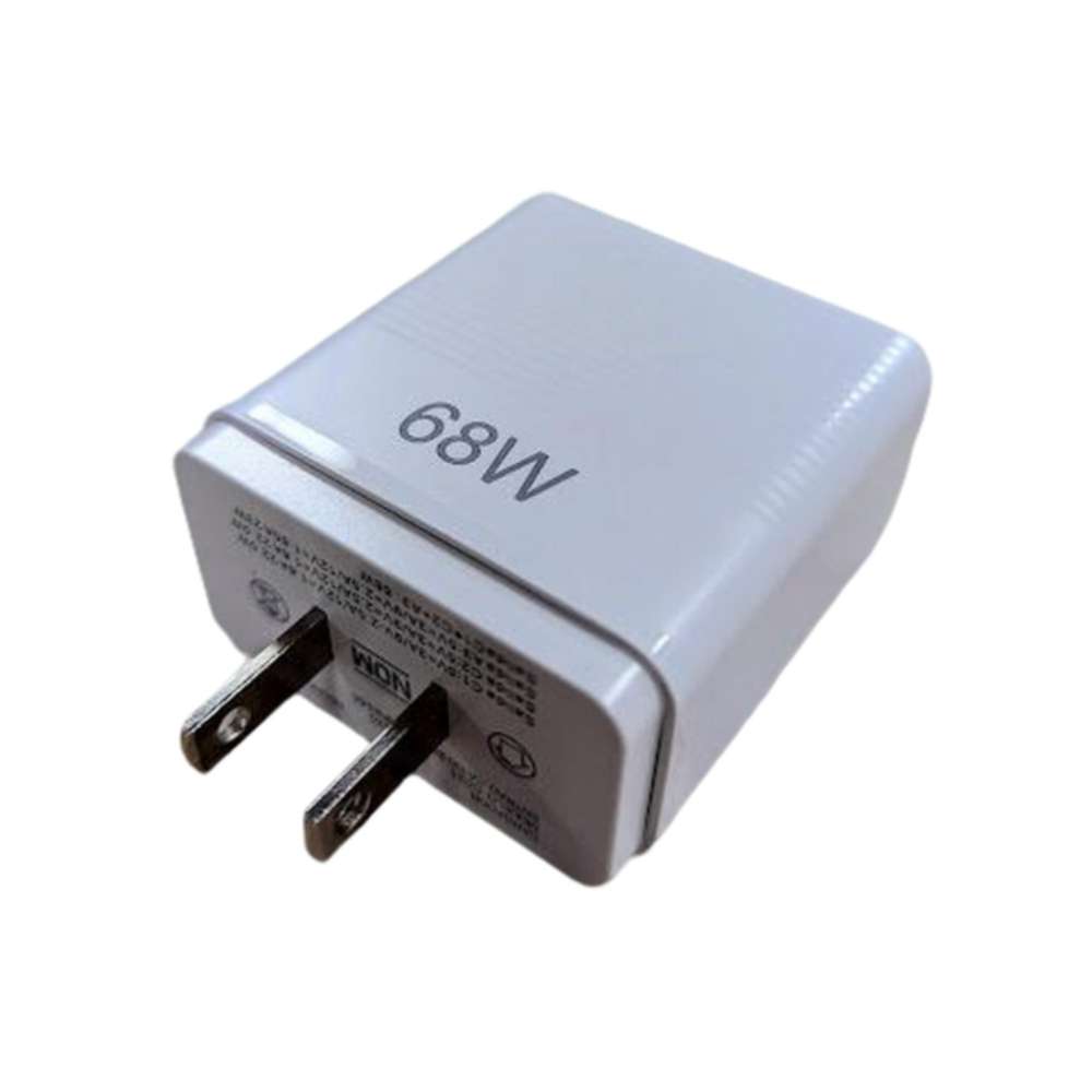 Turbo Cargador 68W 3 puertos C1 22.5W C1 22.5W QC 3.0 23W Cable C CC25