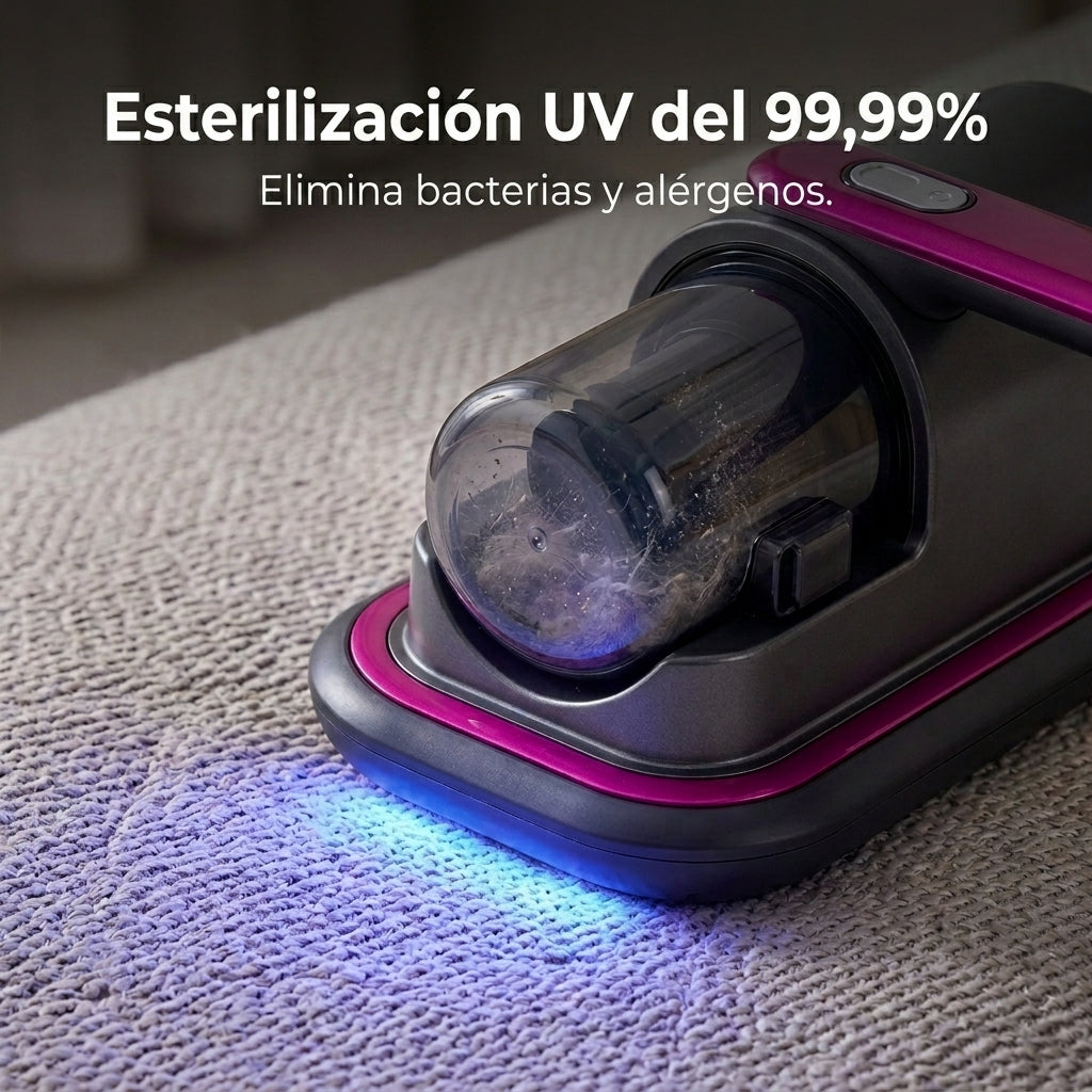 Aspiradora YISEN CC-002: cero polvo ni alérgenos