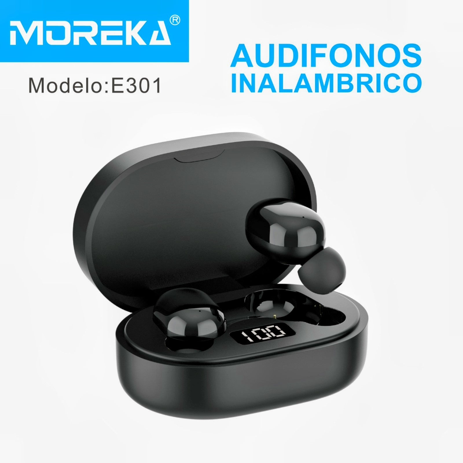 Audífonos Bluetooth Moreka E301 TWS Táctil