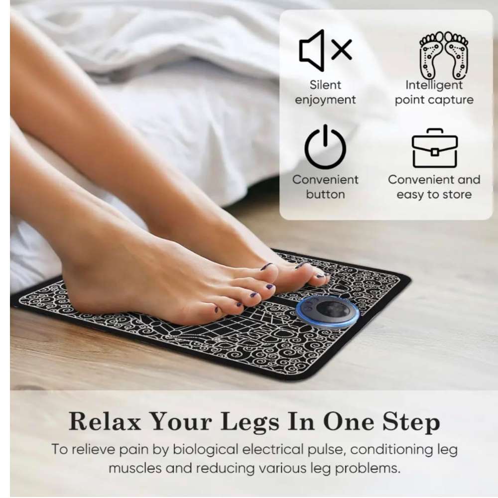 Masajeador Eléctrico Pies Cuello Espalda Cuerpo Portátil Recargables