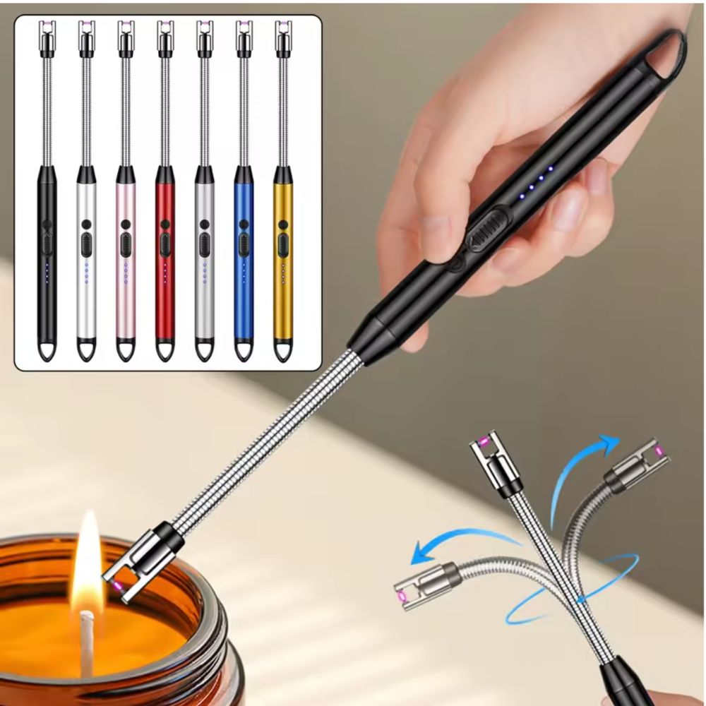 Encendedor USB Eléctrico Portátil Recargable De Cocina JL817-2