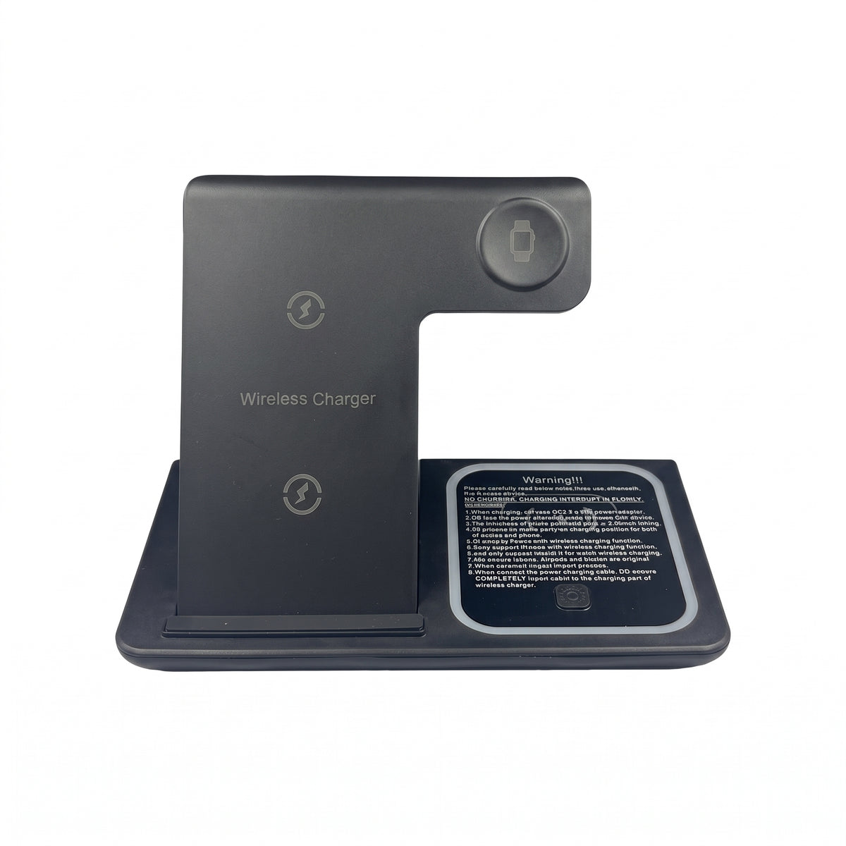 Estación de Carga 3 en 1 Yisen X455 para Smartphone Audifonos y SmartWatch
