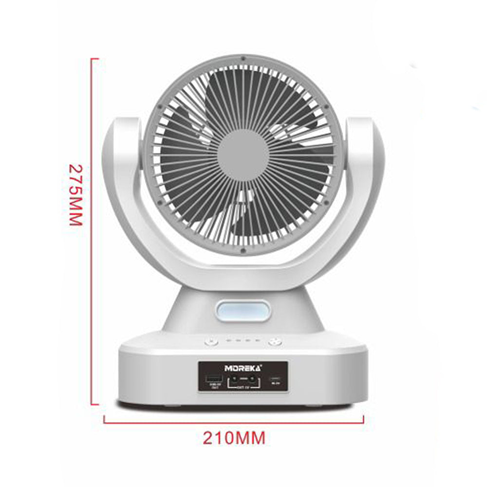 Ventilador Solar Recargable 6